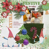 Christmas Merriment Word Art