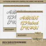Gold & Silver Glitter Alpha Bundle