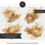 Christmas in Gold Gentle Accents & Masks