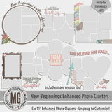 New Beginnings Enhanced Photo Clusters