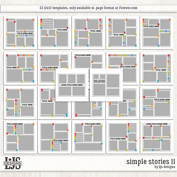 Simple Stories 11 Digital Art - Digital Scrapbooking Kits