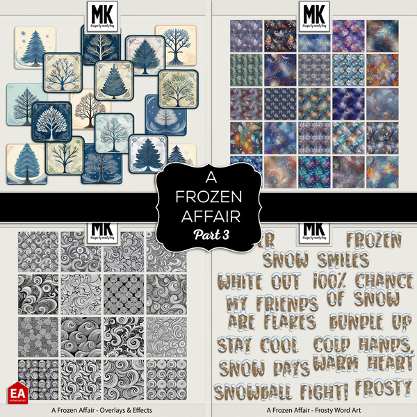 A Frozen Affair - Part 3 Digital Art - Digital Scrapbooking Kits