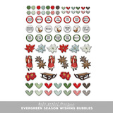 Vintage Evergreen Season Wishing Bubbles