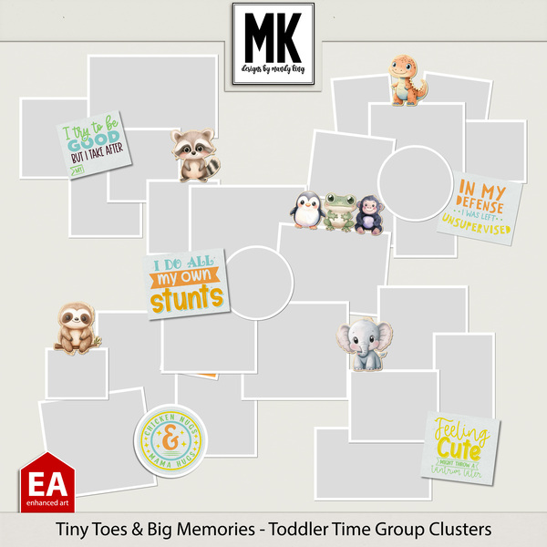 Tiny Toes & Big Memories - Toddler Time Group Clusters