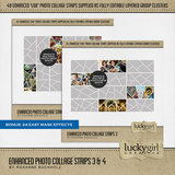 Enhanced Photo Collage Strips 3 & 4