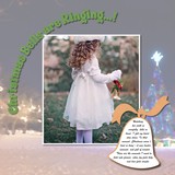 Christmas Silhouette Enhanced Photo Clusters