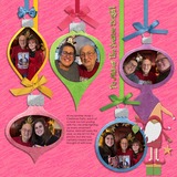 Christmas Ornament Enhanced Photo Clusters