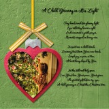 Christmas Ornament Enhanced Photo Clusters