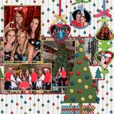 Christmas Ornament Enhanced Photo Clusters