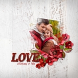 Red Sparkle Alpha Set