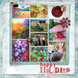 Happy Holidays Pre-designed Page