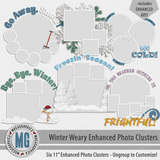 Winter Weary Enhanced Photo Clusters