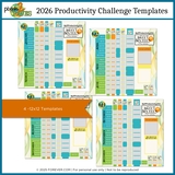 2026 Productivity Challenge Templates