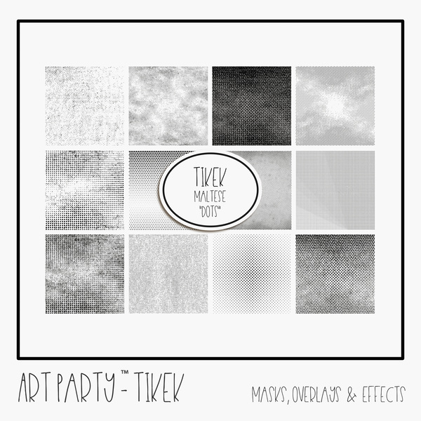 Tikek - Masks, Overlays & Effects Digital Art - Digital Scrapbooking Kits