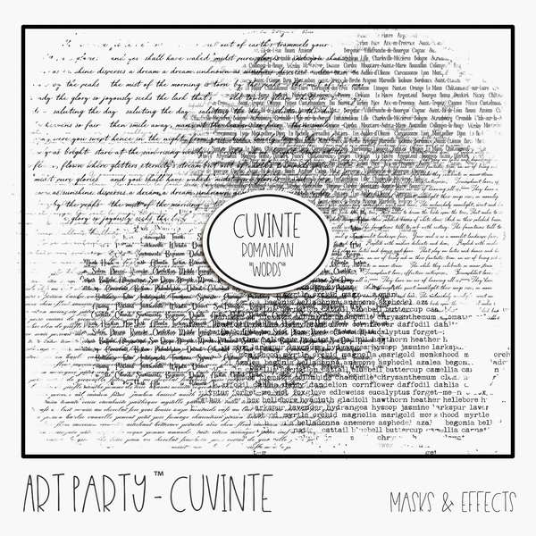 Cuvinte Masks & Effects Digital Art - Digital Scrapbooking Kits