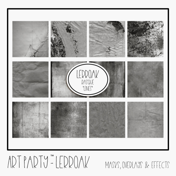 Lerroak Masks, Overlays & Effects Digital Art - Digital Scrapbooking Kits