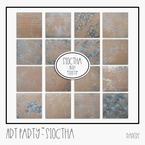 Sioctha Papers Digital Art - Digital Scrapbooking Kits
