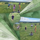 Watercolored 2 - Red, Green, & White Solid Paper Bundle