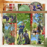 Watercolored 2 - Red, Green, & White Solid Paper Bundle