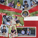 Watercolored 2 - Red, Green, & White Solid Paper Bundle