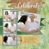 Watercolored 2 - Red, Green, & White Solid Paper Bundle