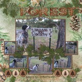 Engraved Wood Rounds - Winter