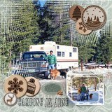 Engraved Wood Rounds - Winter