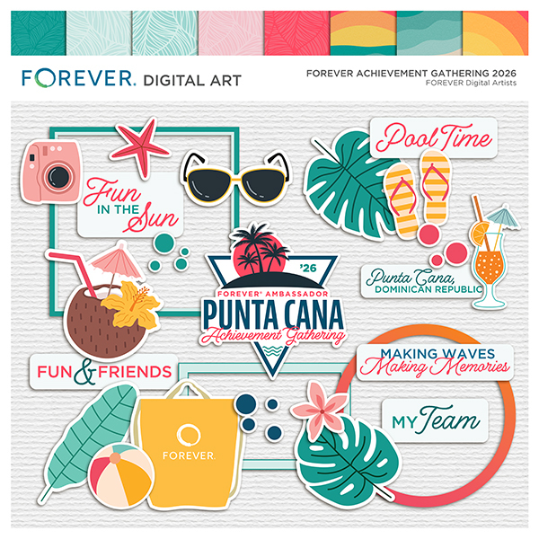 FOREVER Achievement Gathering 2026 Kit Digital Art - Digital Scrapbooking Kits