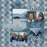 Winter Silhouette Enhanced Photo Clusters