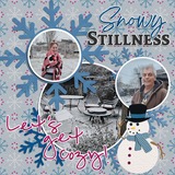 Winter Silhouette Enhanced Photo Clusters