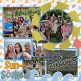 Summer Silhouette Enhanced Photo Clusters