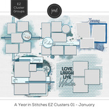 A Year in Stitches EZ Clusters 01 - January