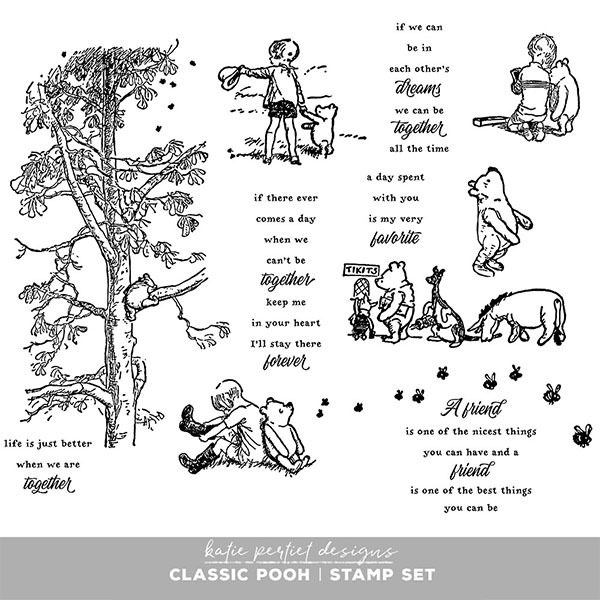 Classic Pooh Friend Like You Stamp Pack Digital Art - Digital Scrapbooking Kits
