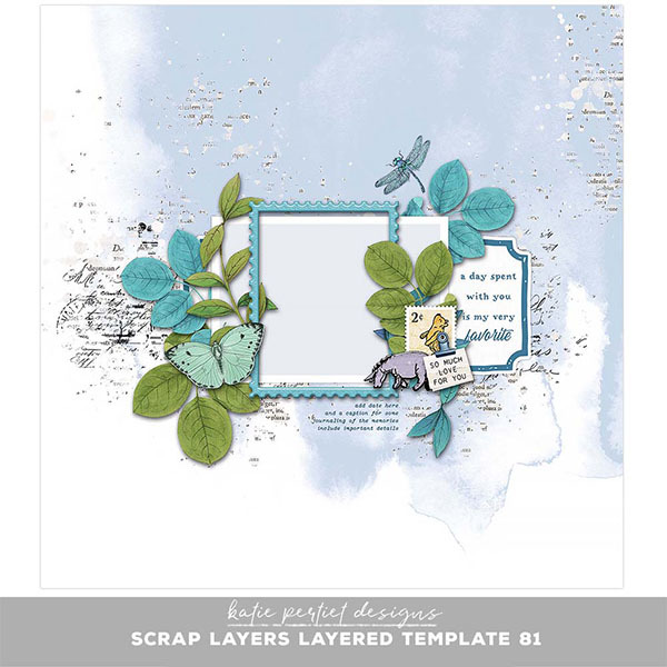 Scrap Layers 81 Digital Art - Digital Scrapbooking Kits