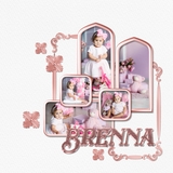 Gilded Rose Gold Ornaments