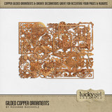 Gilded Copper Ornaments