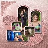 Enhanced Shiny Rose Gold Frame Clusters