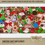 Christmas Sweet Shop Elements