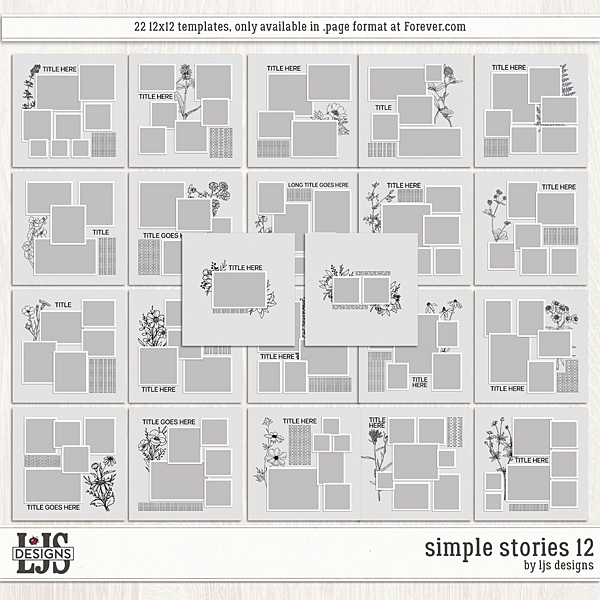 Simple Stories 12 Digital Art - Digital Scrapbooking Kits