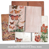 Color Swatch Terracotta Scrapbook Bundle