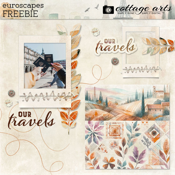 EuroScapes Pre-designed Page