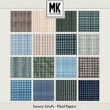 Snowy Strolls - Plaid Papers