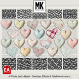 A Whole Lotta Heart - Overlays, Effects & Patchwork Hearts