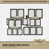 Vintage Memories Photo Clusters Bundle 2