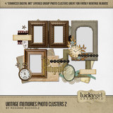 Vintage Memories Photo Clusters Bundle 1