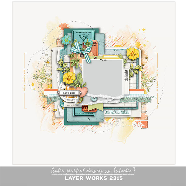 Layer Works 2315 Digital Art - Digital Scrapbooking Kits