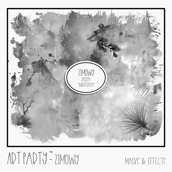 Zimowy - Masks & Effects Digital Art - Digital Scrapbooking Kits