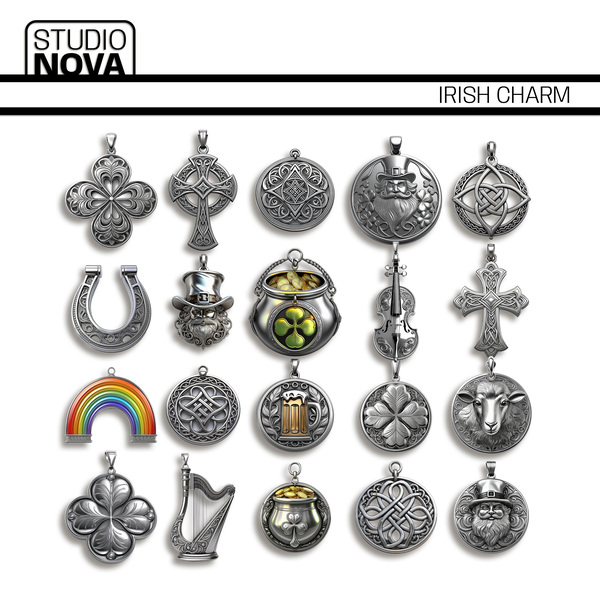 Irish Charm Digital Art - Digital Scrapbooking Kits