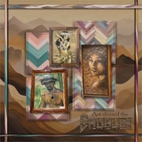 Painted Chevron Papers