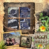 Vintage Memories Grunge Photo Frames